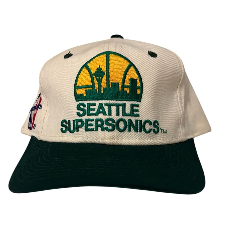 Image of Vintage Seattle SuperSonics Fitted Cap