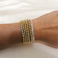 Image 1 of Clear Gem Statement Bracelet 