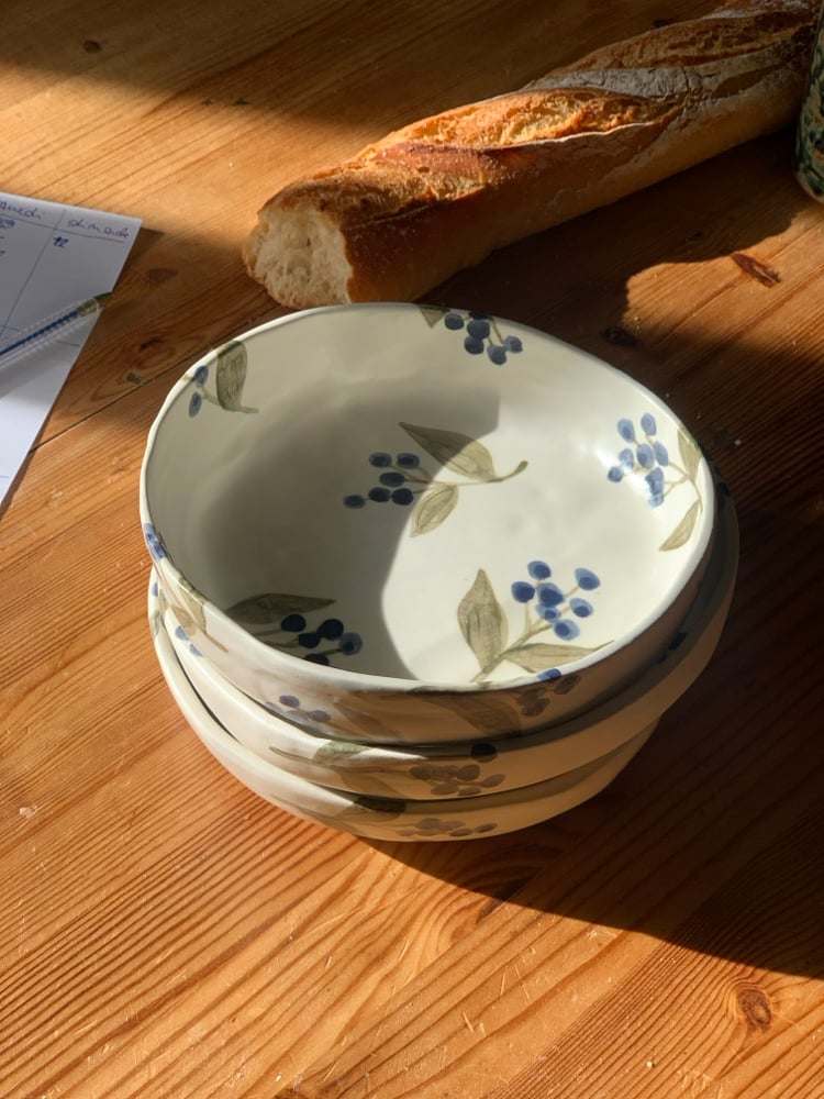 Image of Assiettes creuses baies