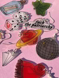 Image 2 of devils roll the dice earrings