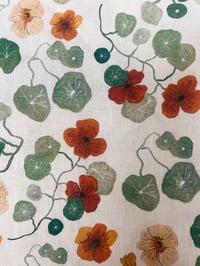 Image 4 of Nasturtium Linen Fabric 245gsm