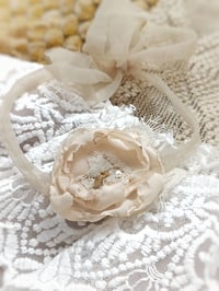 Image 3 of Photoshoot Set for Sitter baby girl - Selena - age 9-12 months (beige and off white)