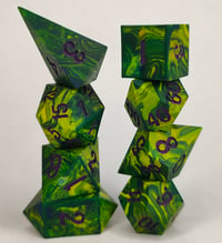 Image 2 of Who's Afraid of the Big Black Bat<br>8 Piece Polyhedral Set