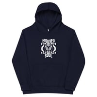 Image 1 of Kids EVOLVED SOUL fleece hoodie