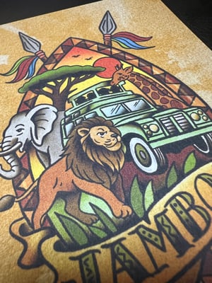 Image of 5x7" "Jambo!" Print