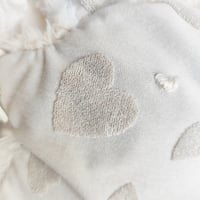 Image 3 of Inséparable Cœurs Texturés 🤎 et sa Lune Lapin endormi 🐇