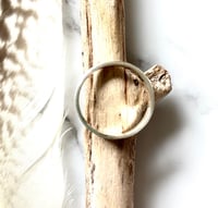 Image 3 of Handmade Sterling Silver 'WORKING CLASS' Stacking Ring 925