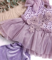 Image 3 of Sitter baby girl set for photoshoots | size 9-12 months | lilac