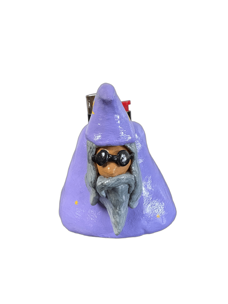 pale purple mini wizard lighter case