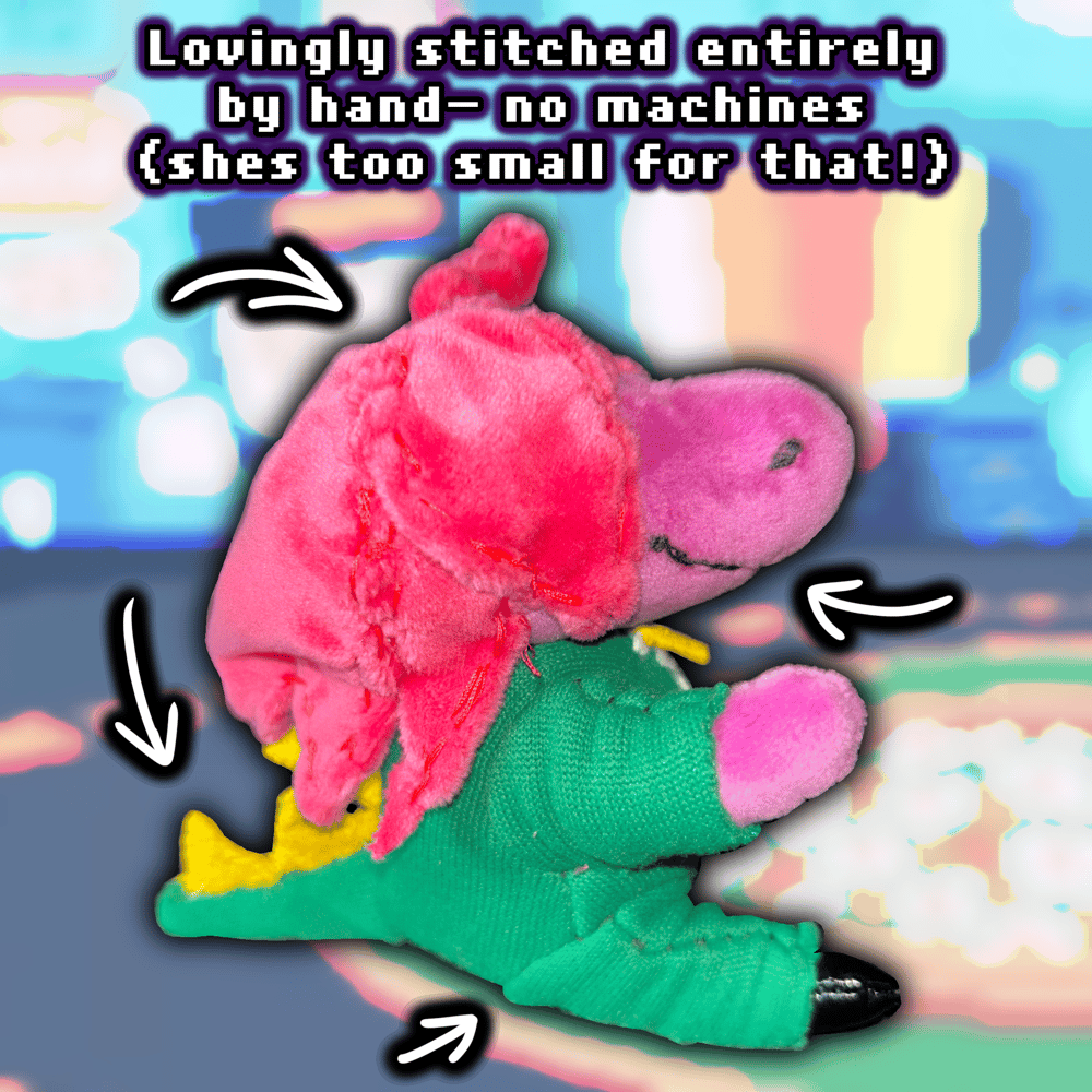 Image of Handmade Susiezilla Plushie (Made to Order)