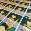 STABBY WOMEN - DELUXE postcard set A - 6 x A5 designs