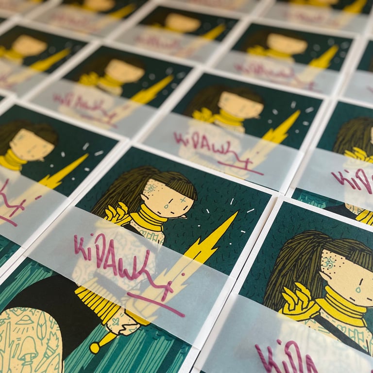 STABBY WOMEN - DELUXE postcard set A (6 x A5 designs)