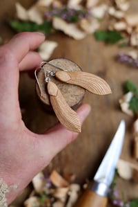 Image 5 of Maple/Sycamore Seed ~ Earrings 