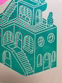 Image 17 of 'I'd Live There I' blockprints