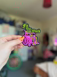 Image 2 of Fit for Work Vinyl Stickers