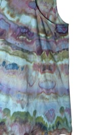 Image 9 of L Ladies Racerback Tank in Cool Agate Ice Dye