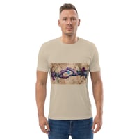 Image 1 of Two Hands for Energy Beige Unisex Organic Cotton T-shirt