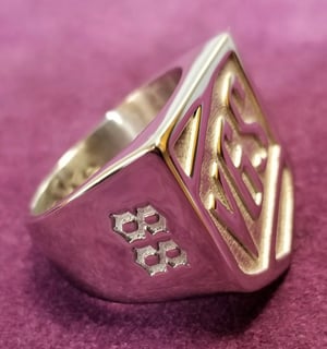 Image of VGS Est. 1988 Shield Ring 