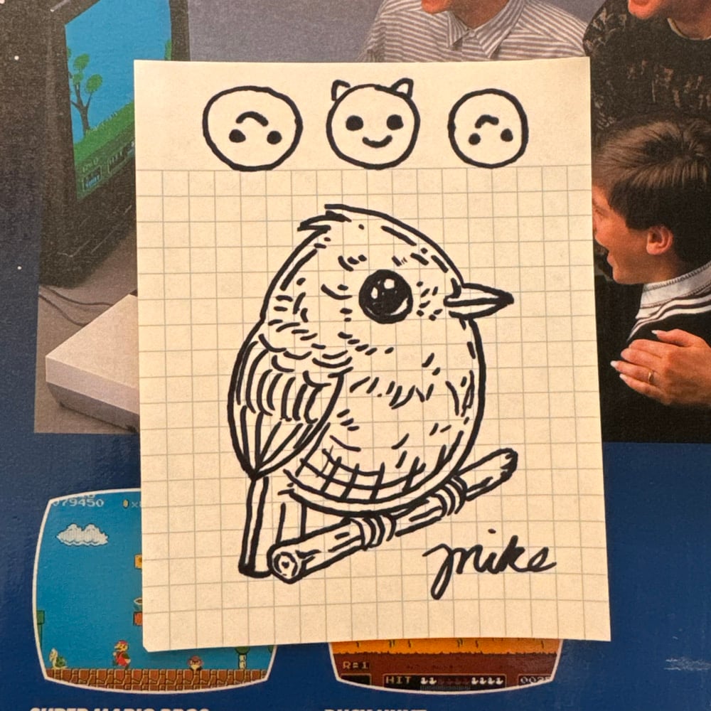 Image of Fat Bird Sharpie Sketch #44