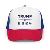 Image 1 of Trump 2024 Foam Truck Cap Hat