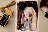 Image 1 of Bunny baby A5 Giclée Print
