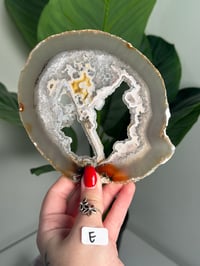 Image 6 of THIN DRUZY AGATE SLICES -BRAZIL-