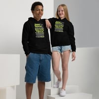 Image 2 of Jesus Has Returned .com Youth heavy blend hoodie