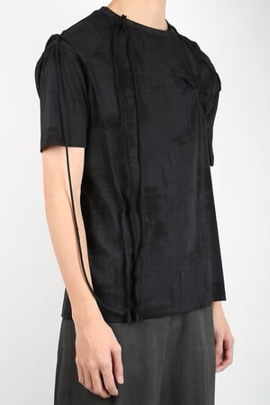 Image of ÆNRMÒUS - Split Tee (Black)