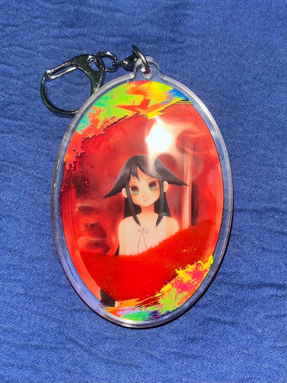 *LIMITED* Saya Liquid Quicksand Keychain