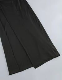 Image 14 of Paris Bow High Slit Maxi Dress