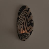 Image 2 of Wall Pebble Candle Holder 2