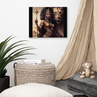 Image 3 of Queen and Her Beast Canvas