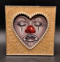 clown heart original drawing
