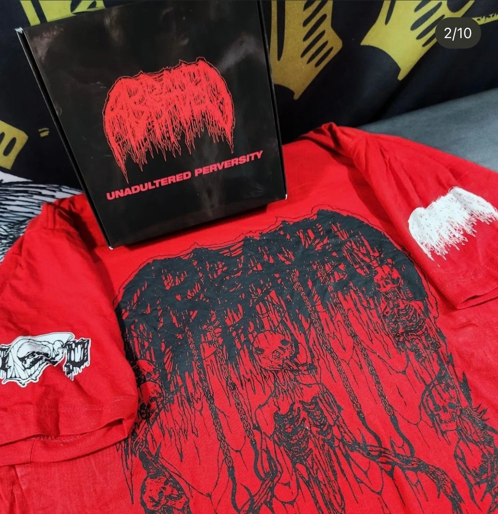 Abraded “Unadulterated Perversity” Red Short Sleeve/ CD Box Set