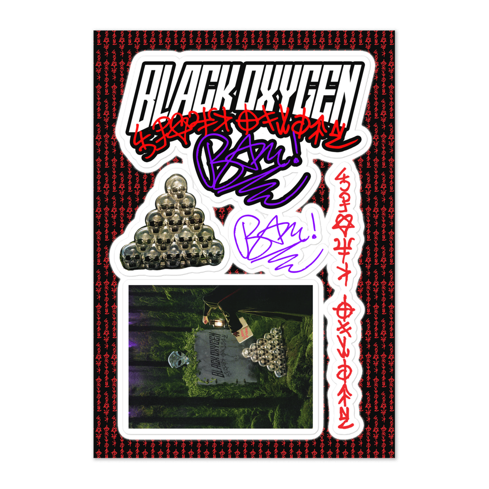 Image of Bam Margera x Black Oxygen - Strigoi Sticker Sheet