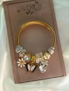 White Dainty Butterfly Charm Bracelet 