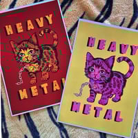 Image 2 of Heavy Metal Pussy Print