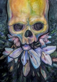 Untitled Skull Floral