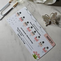 Image 9 of 12 month Savings Journey Tabbed Envelopes A6