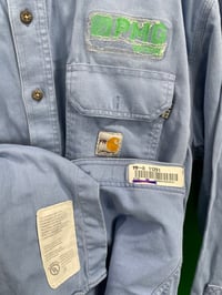 Image 3 of Y2k Carhartt FR Work Shirt XL 