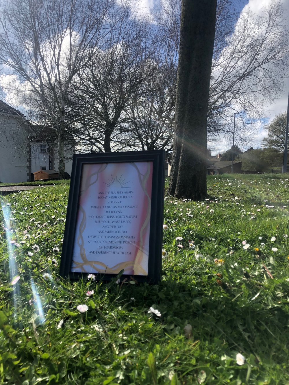 Framed poetry