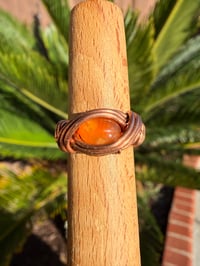 Image 3 of Carnelian copper ring