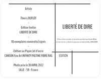 Image 4 of LIBERTÉ DE DIRE