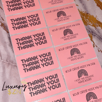 Image 3 of Luxury Packaging Stickers 50pc