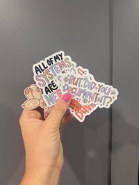 Image 1 of Laminated holographic stickers 
