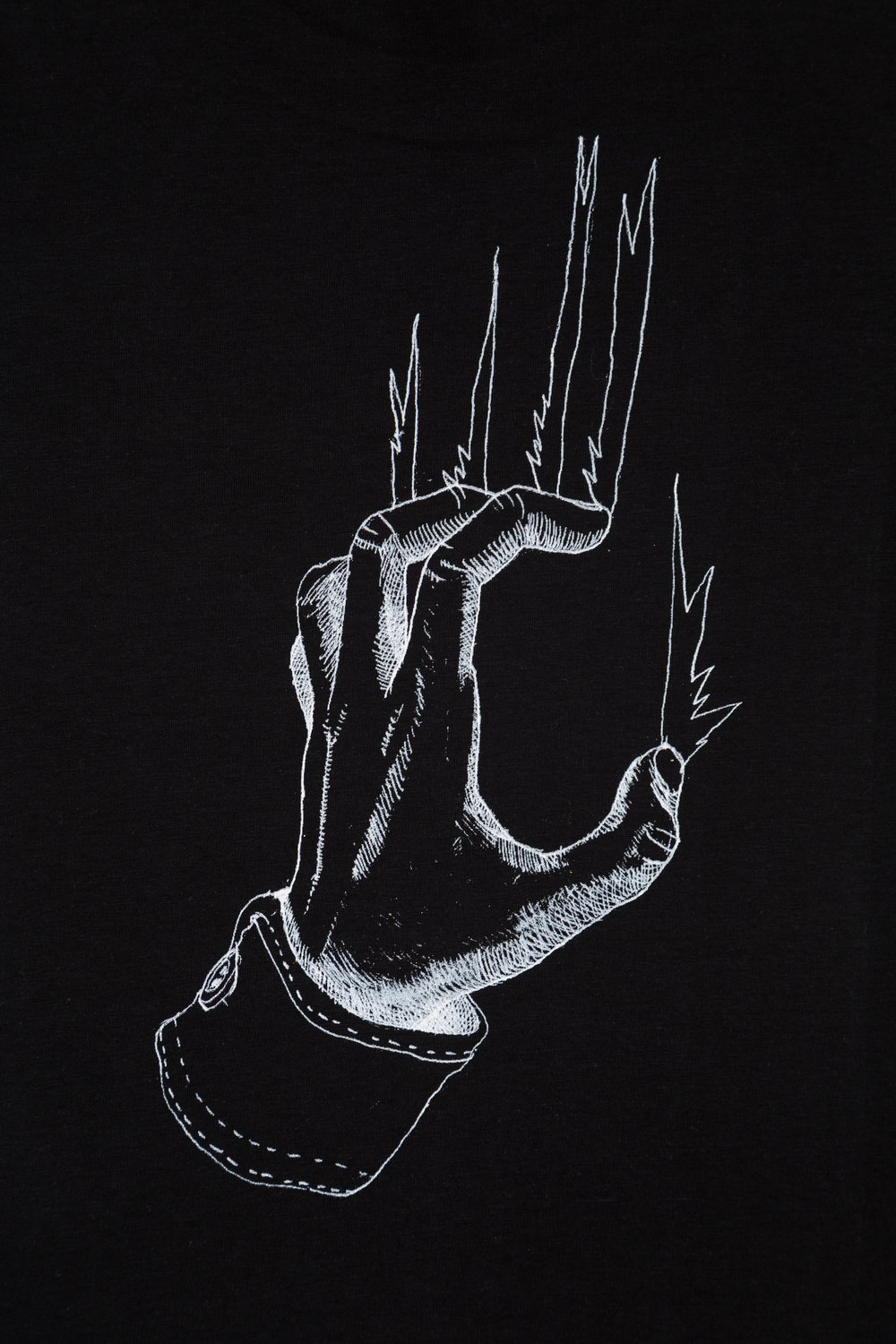 Scratch Black 'Back print' Kids-T (Organic)