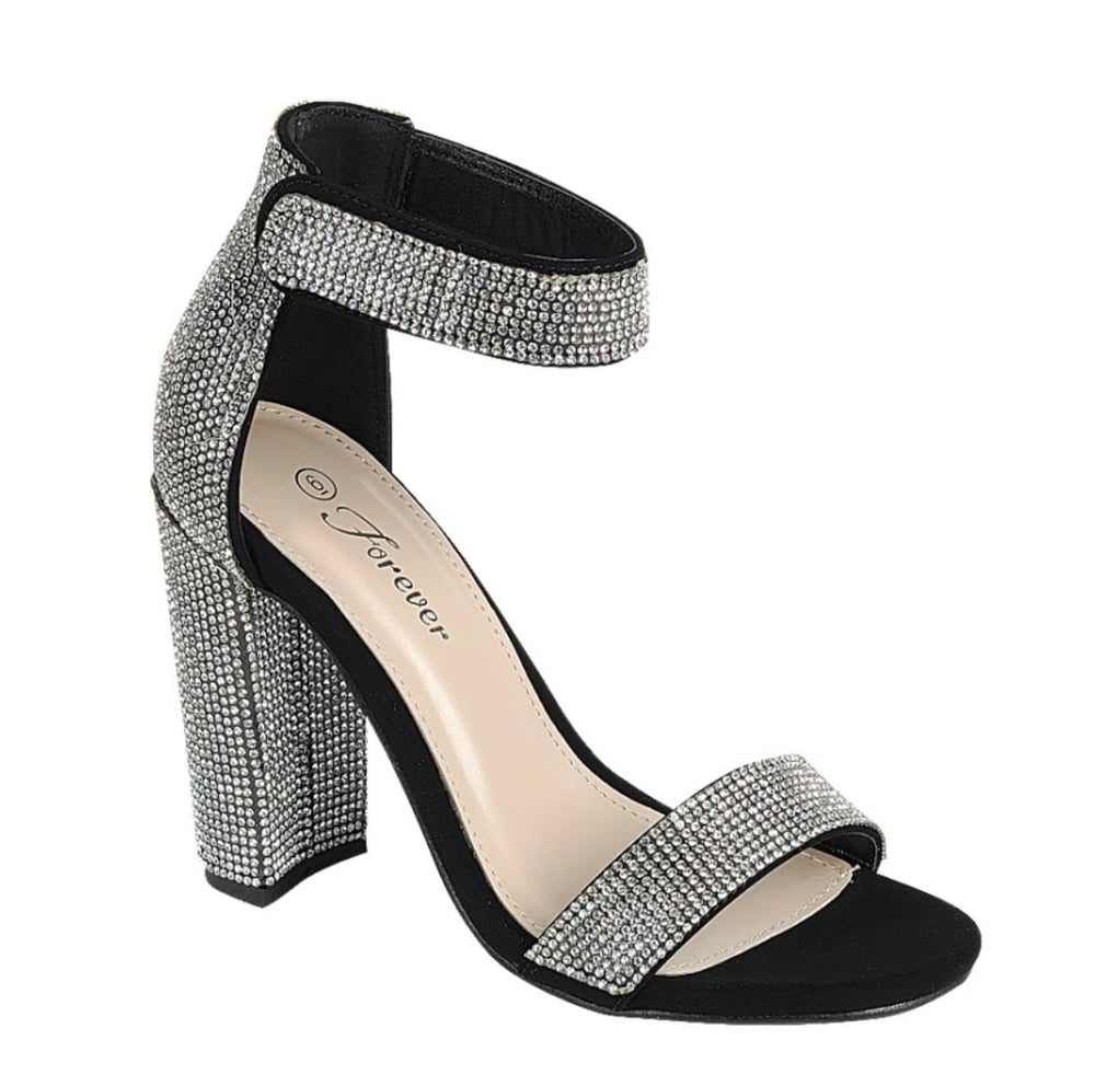 Image of Imani Adjustable Strap Bling Heel