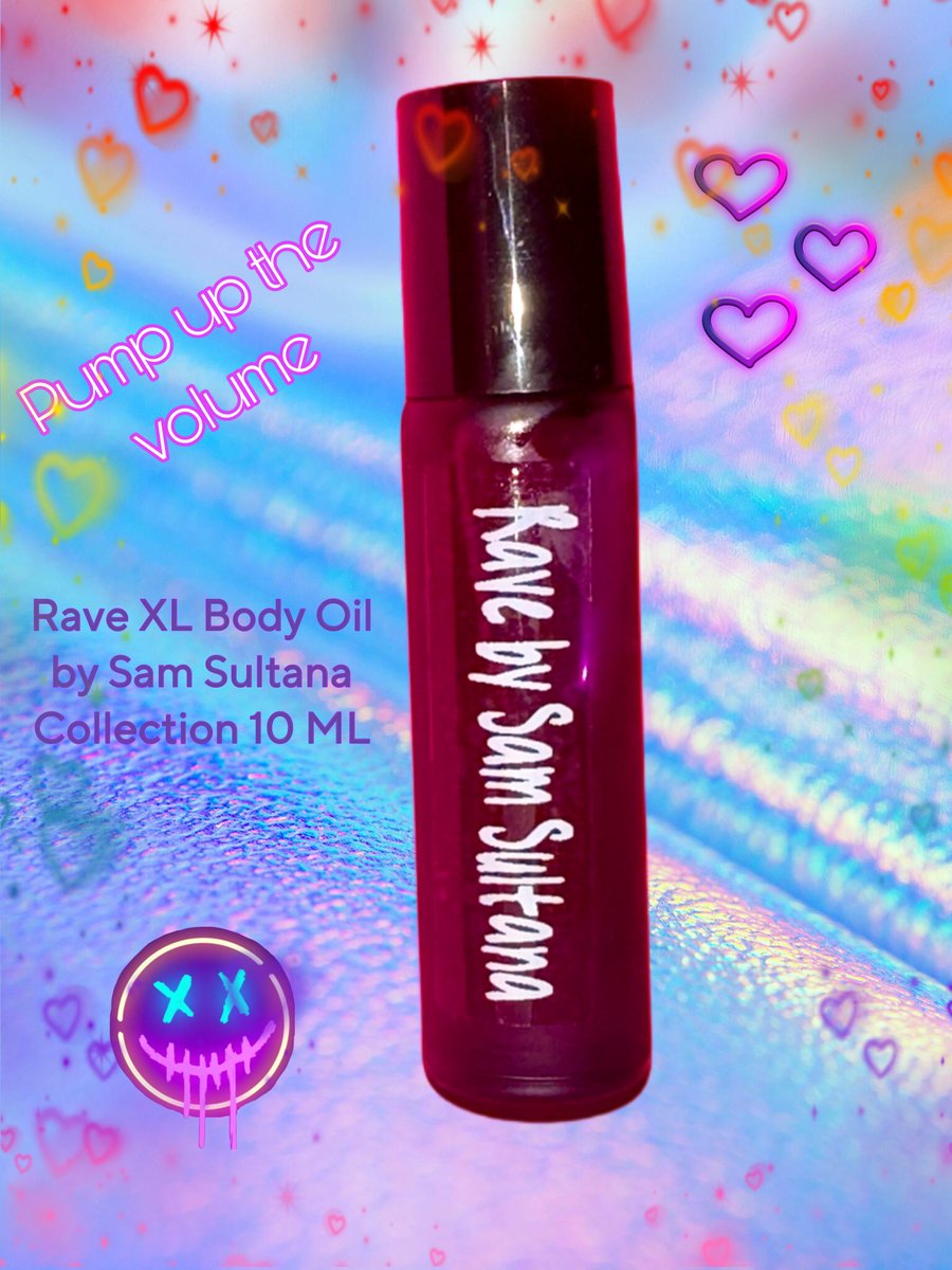 Rave XL body Oil | Sam Sultana Collection