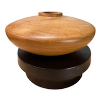 Image 3 of Beechwood hollow form vase 