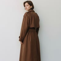 Image 10 of Gallery Double-Breasted Trench Coat